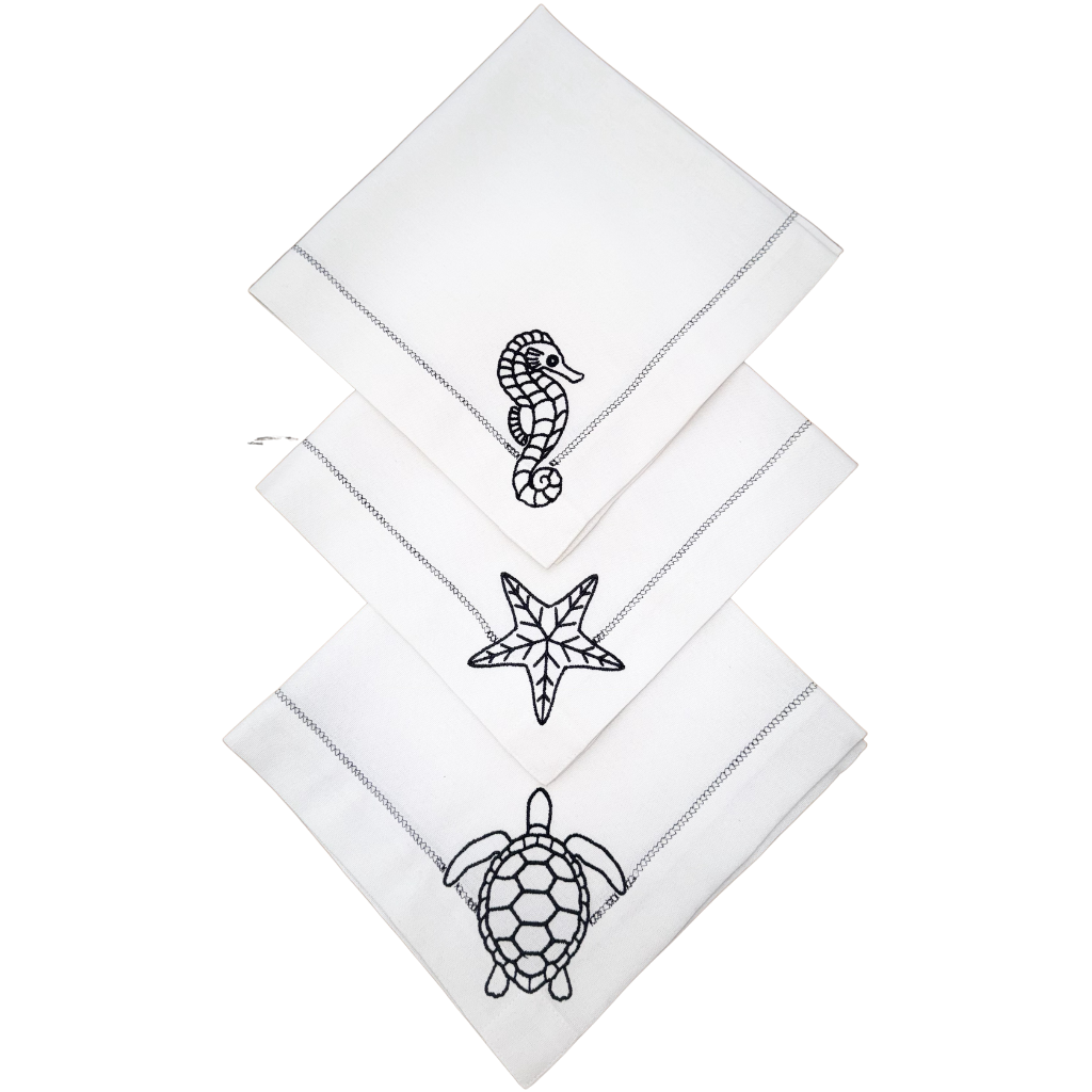 Guardanapo Misto Santorine marinho