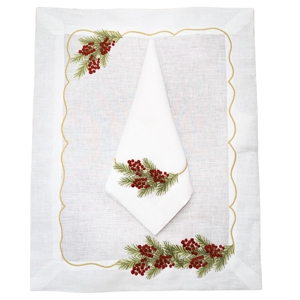 Guardanapo Pinheiro verde