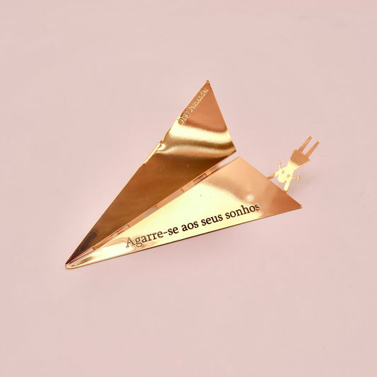 Escultura de parede avião “Sonho”