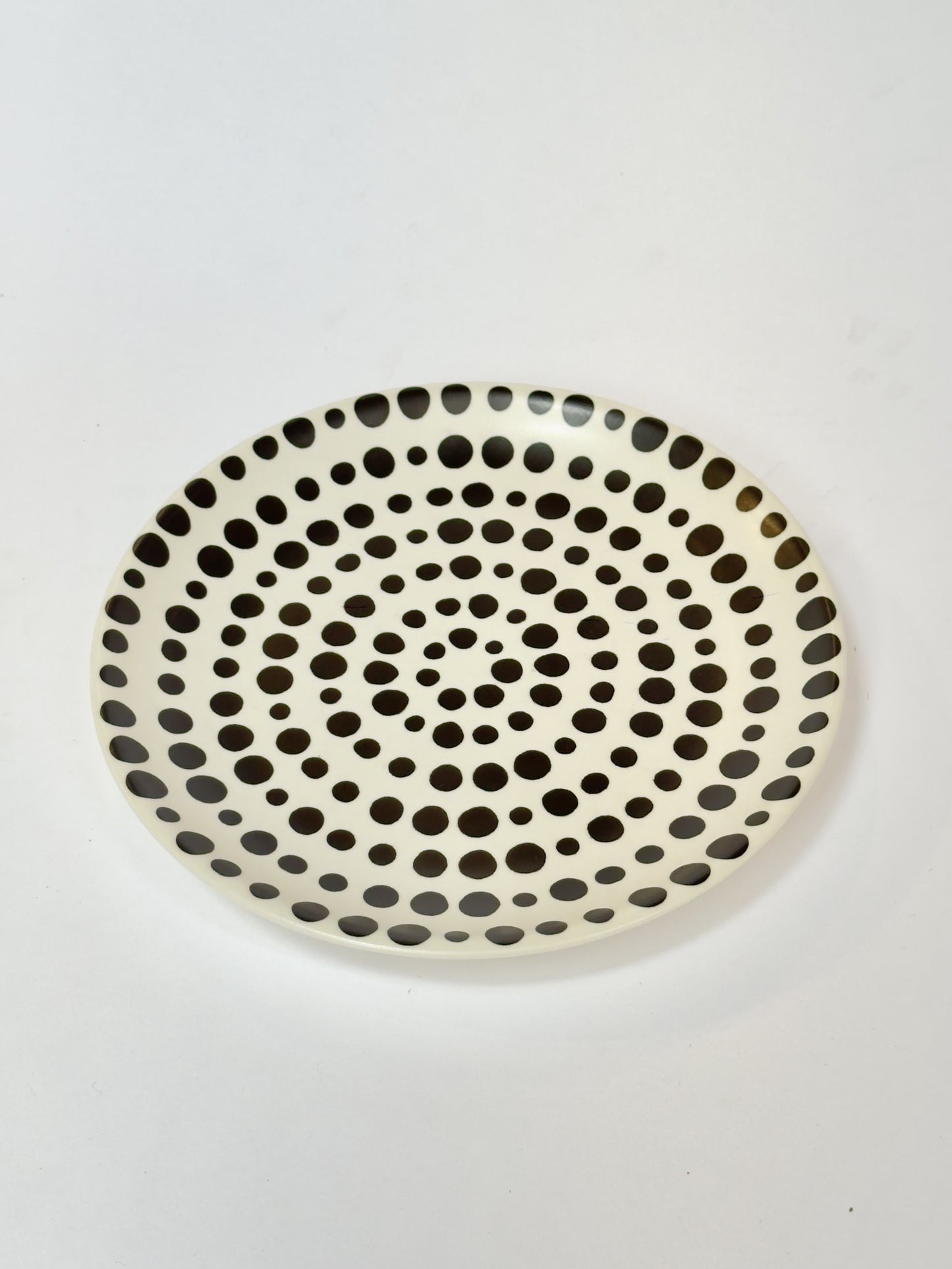 Conjunto 6 pratos sobremesa bolinhas 21cm