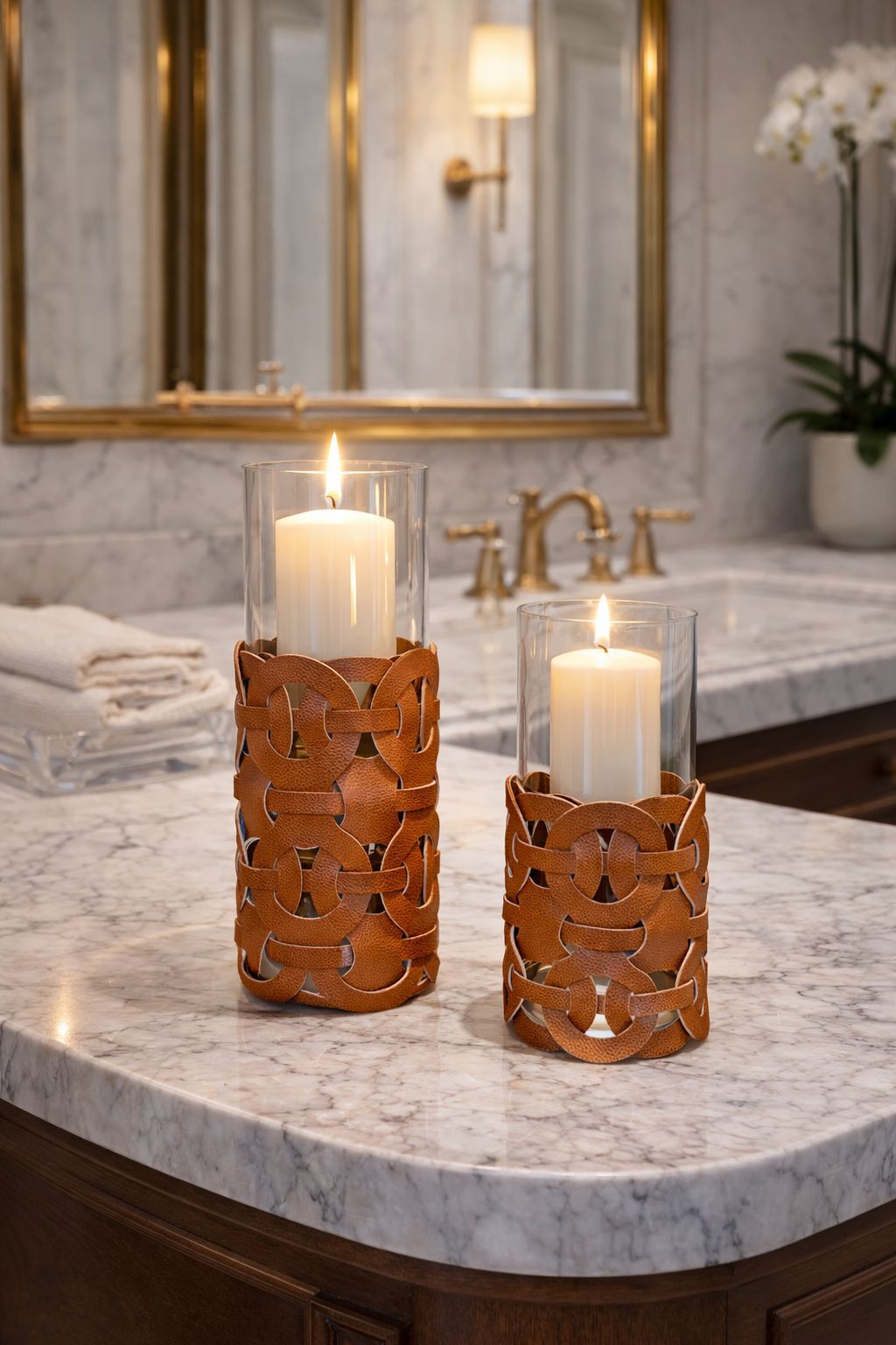 Capa em Couro Sintético Trama Treliça