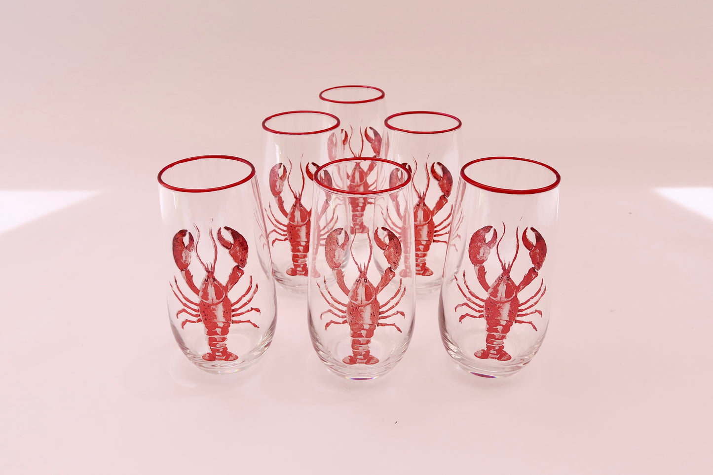 Conjunto Copos Dubai Long Drink Lagosta - 6 unidades