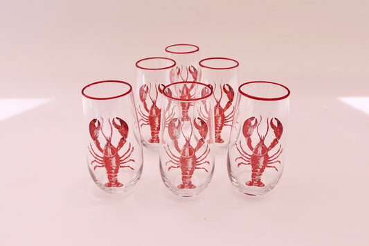 Conjunto Copos Dubai Long Drink Lagosta - 6 unidades