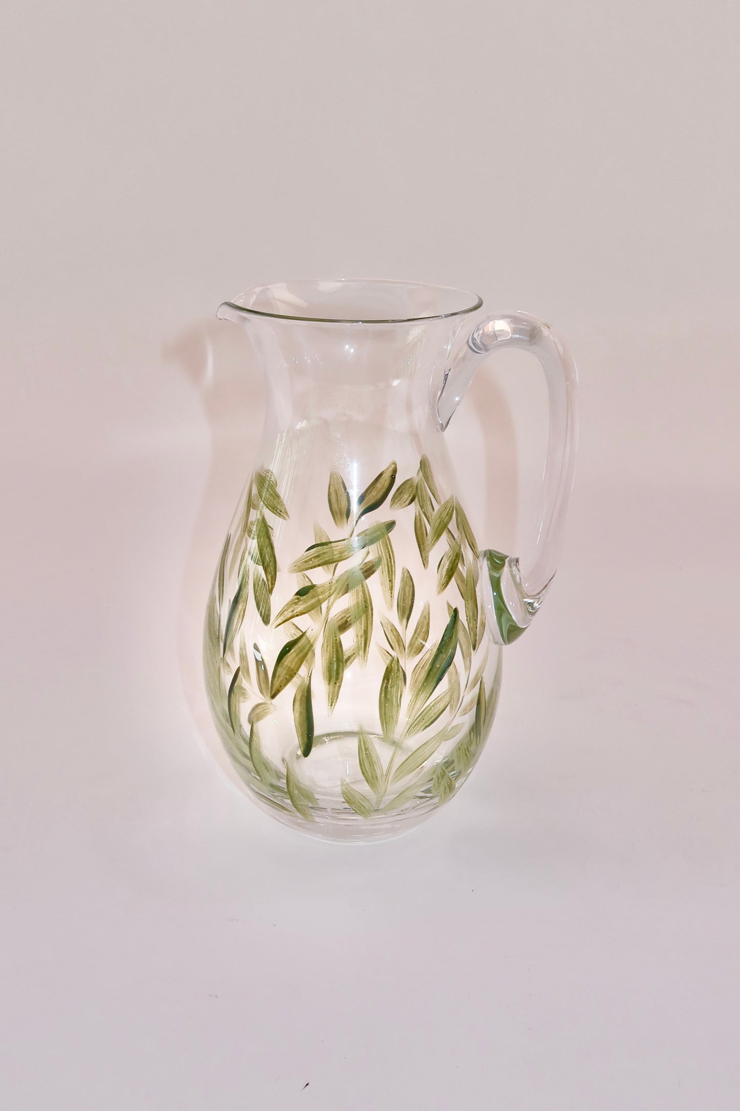 Jarra de Cristal Foglia Verde 1100ml