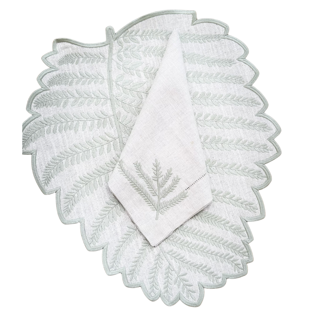 Guardanapo Leaf natural