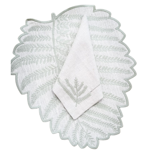 Guardanapo Leaf natural