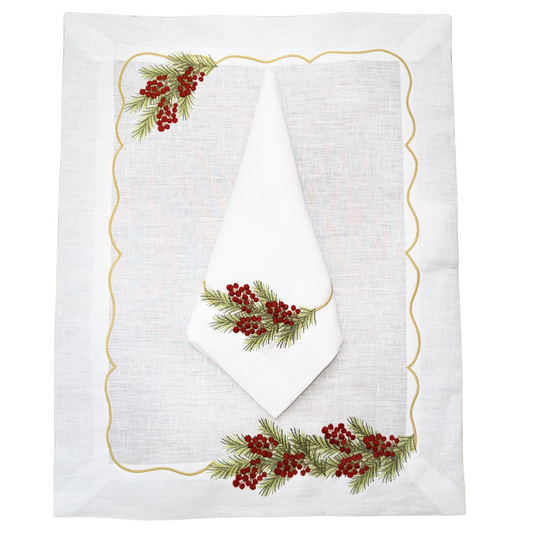 Guardanapo Pinheiro verde