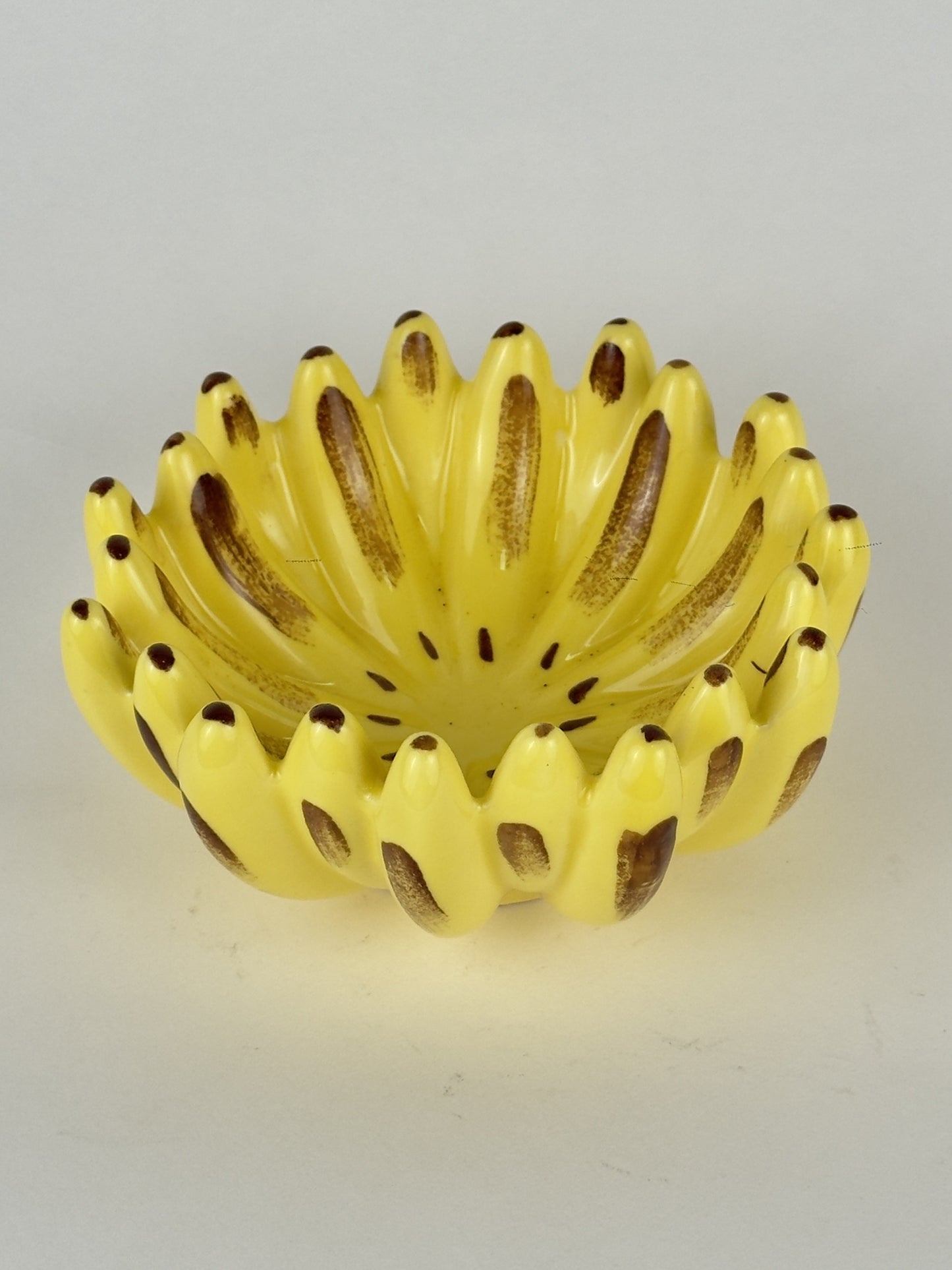 Petisqueira de Cerâmica Tropical Banana Amarela