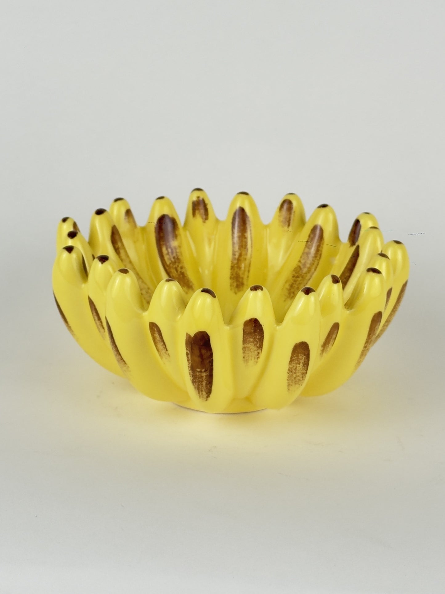 Petisqueira de Cerâmica Tropical Banana Amarela