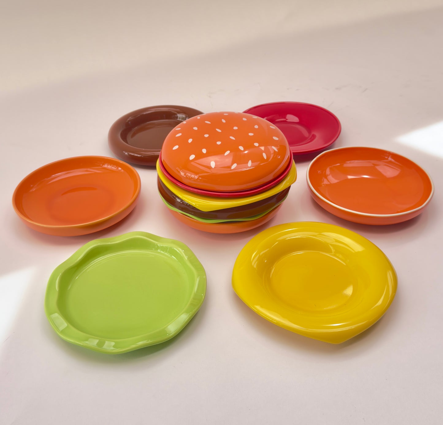 Conjunto de Pratos Hamburguer